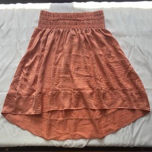 Lane Bryant - Peach High Low Skirt